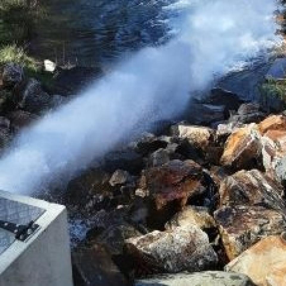 Thompsons Reservoir discharge 